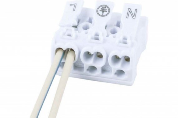 Фотография товара 'Feron Клемма монтажная для фазных проводников, 3 контактные группы, (DIY упак 5 шт), LD294-4003 39789'