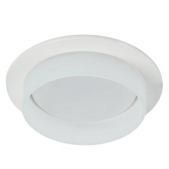 Фотография товара 'Feron Светильник потолочный встраиваемый (-) , под лампу GX53 GX53, белый, круг, 51937'