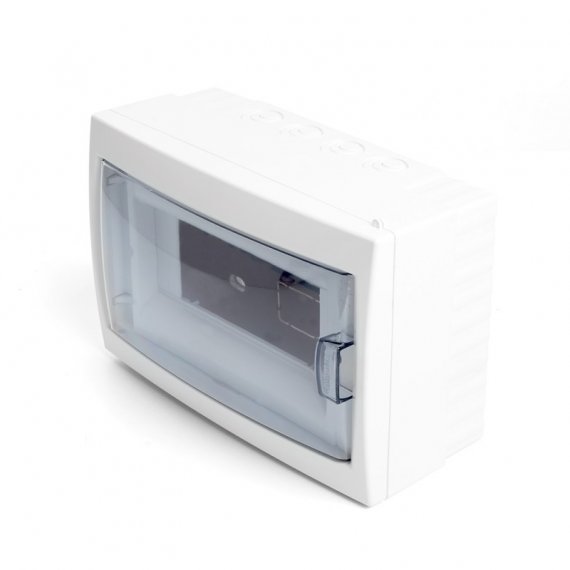 Фотография товара 'Feron Бокс настенный 8 модулей, пластик, IP20, серия Standart (КНО-8Д), EBX50-3/08-20 39646'