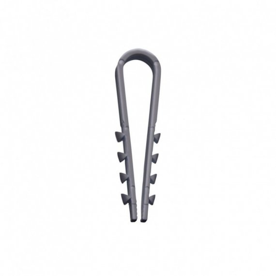 Фотография товара 'Feron Дюбель-хомут для круглого кабеля (5-10мм), нейлон (полипропилен), черный 39338'