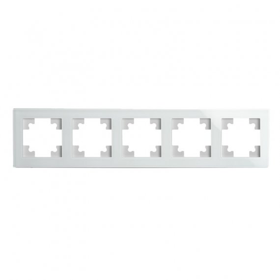 Фотография товара 'Feron Рамка горизонтальная 5-местная, серия Катрин, GFR00-7005-01 39637'