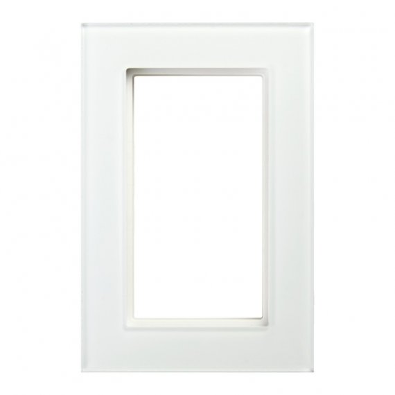 Фотография товара 'Feron Рамка 2-местная (без перемычки), серия Катрин, GFR00-7012-01, белый 39566'
