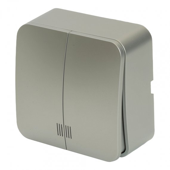 Фотография товара 'Feron 49298 Выключатели двухклавишный STEKKER MSW10-21-03, серия София'