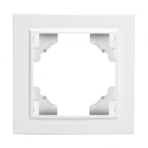 Фотография товара 'Feron Рамка одноместная, серия Эрна, PFR00-9001-01, белый 39623'