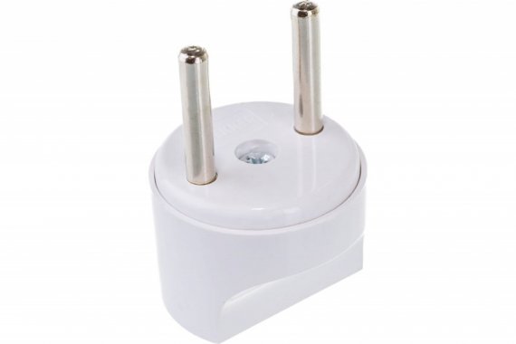 Фотография товара 'Feron Переходник сетевой б/з, ADP6-04-20, белый 32860'