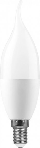 Фотография товара 'Feron Лампа светодиодная, (9W) 230V E14 6400K свеча на ветру C37Т, LB-570'