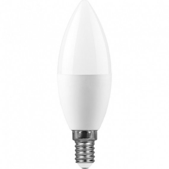 Фотография товара 'Feron Лампа светодиодная, (13W) 230V E14 6400K С37, LB-970'