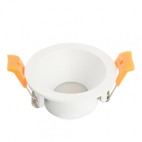 Фотография товара 'Feron Светильник потолочный встраиваемый (ИВО) , под лампу MR11 G5.3, белый, круг, 65*65*29 мм, монтажный диаметр 50мм,  корпус металл, неповоротный, 51944'