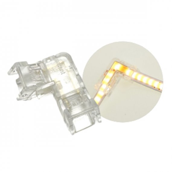 Фотография товара 'Feron Соединитель угловой 7мм для COB ленты шириной 5 мм, 51882'