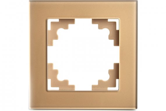 Фотография товара 'Feron 49032 Рамка STEKKER GFR00-7001-08 на гнездо размер 84*84*9мм'