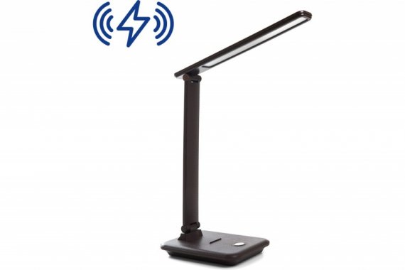 Фотография товара 'Feron Светильник настольный складной 25W, 3000-6000К, 100-240V, коричневый'