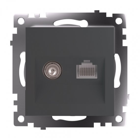 Фотография товара 'Feron 49417 Розетка STEKKER GLS00-7106-06 на 2 гнездо'