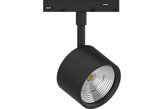 Фотография товара 'Feron Светильник светодиодный трековый низковольтный 10W, 900 Lm, 4000К, 90 градусов, черный, MGN305 41953'