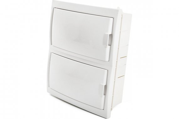 Фотография товара 'Feron 49638 EBX50-2/16-20 Бокс встраиваемый 16 модулей, белый, пластик, IP20, серия Standart'