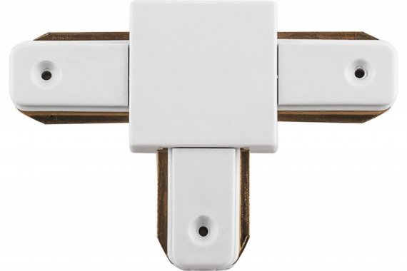 Фотография товара 'Feron Коннектор Т-образный для шинопровода , белый, LD1003 для CAB1003 и CAB1005 10332'