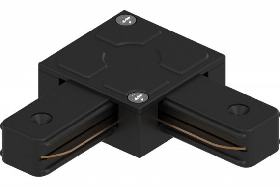 Фотография товара 'Feron Коннектор угловой для шинопровода, черный, LD1007 для CAB1005 41737'