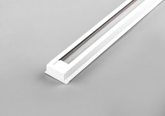 Фотография товара 'Feron Шинопровод для трековых светильников, белый, 3м, в наборе токоввод, заглушка, крепление, CAB1003 10339'