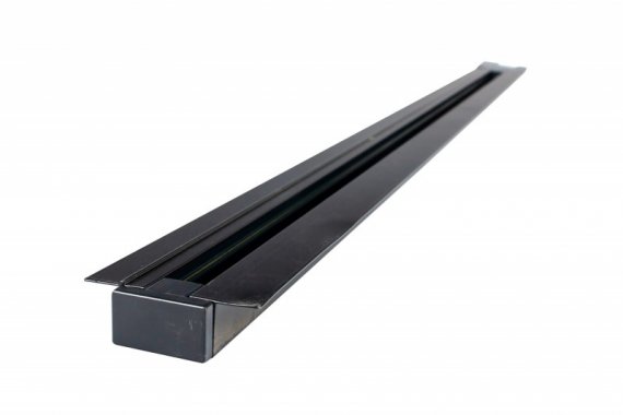 Фотография товара 'Feron Шинопровод встраиваемый для трековых светильников, черный, 1м, в наборе токоввод, заглушка, крепление, CAB1004 10352'