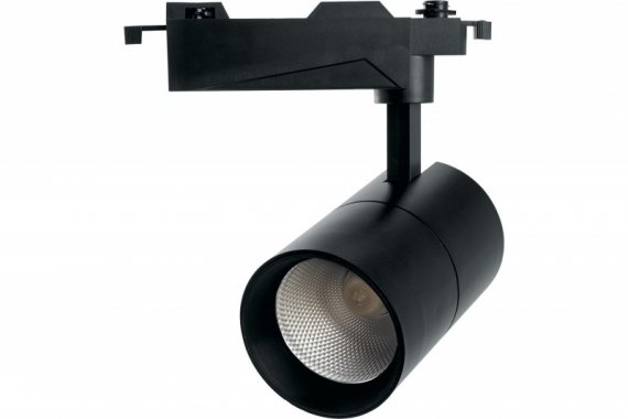 Фотография товара 'Feron Светильник трековый светодиодный на шинопровод 40W, 3600 Lm, 4000К, 35 градусов, черный, 3х фазный, AL103 со встроенным драйвером 41604'