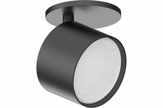 Фотография товара 'Feron Cветильник настенно-потолочный под лампу GX53, черный'