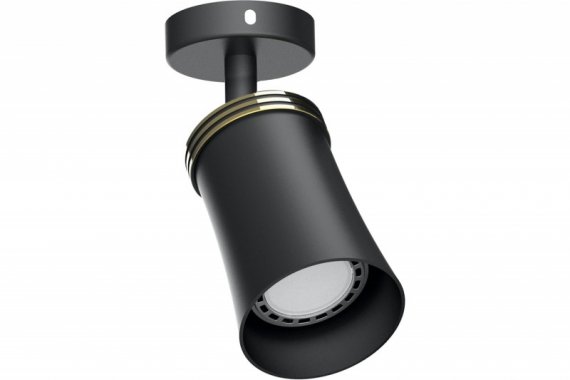 Фотография товара 'Feron Cветильник настенно-потолочный под лампу GU10, черный ML221'