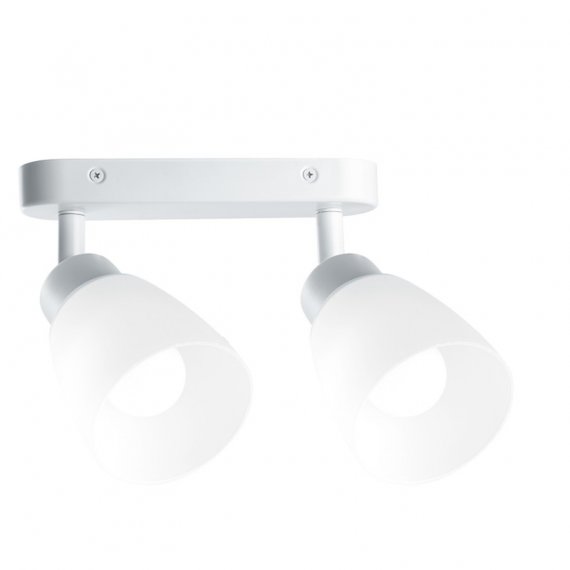 Фотография товара 'Feron Cветильник настенно-потолочный под лампу 2хE27, белый ML242 41513'