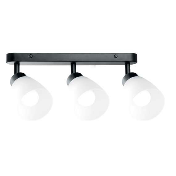 Фотография товара 'Feron Cветильник настенно-потолочный под лампу 3хE27, черный ML243 41516'