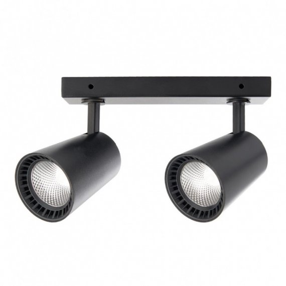 Фотография товара 'Feron Светильник светодиодный 2*12W, 2160Lm, 35 градусов, черный'