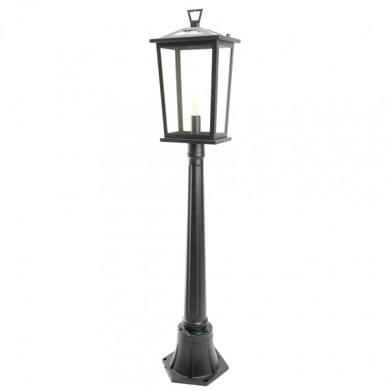 Фотография товара 'Feron Светильник садово-парковый, серии «Катания», (НТУ) E14, 230V, IP44, цвет черный, столб, 51282'