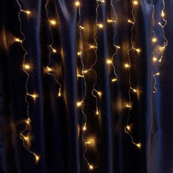 Фотография товара 'Feron Гирлянда 230V 200 LED 2700K, эффект стробов, длина 4,5м, IP44'