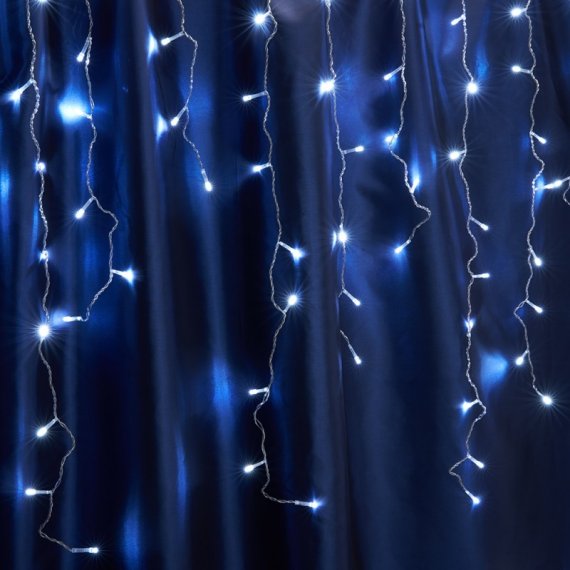 Фотография товара 'Feron Гирлянда 230V 200 LED 5000K, эффект стробов, длина 4,5м, сетевой шнур 3м в комплекте'