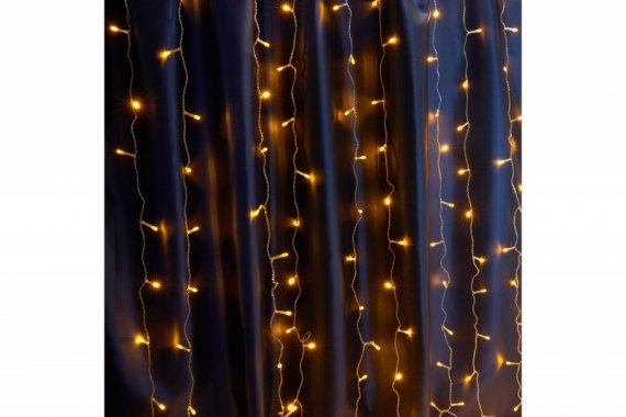 Фотография товара 'Feron Гирлянда 230V 480 LED 3*3м, 2700K, IP44 , сетевой шнур 3м в комплекте'