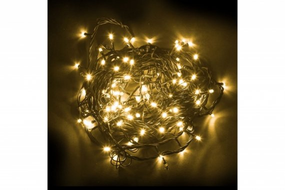 Фотография товара 'Feron Гирлянда 230V 60 LED 6 м, желтый, IP 20, шнур 3м , CL04'