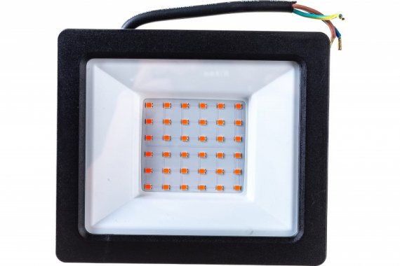 Фотография товара 'Feron Прожектор светодиодный, 2835 SMD, 50W красный AC220V/50Hz IP65, в черном компактном корпусе, LL-905 41520'