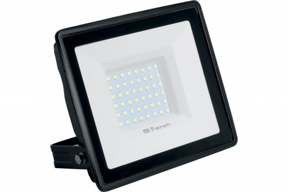 Фотография товара 'Feron Прожектор светодиодный 2835 SMD 70W 6400K IP65 AC220V/50Hz, черный, LL-931 41551'