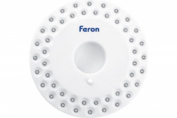 Фотография товара 'Feron Фонарь светодиодный переносной, работающий от батареек типа AA, с карабином, TH2502 41685'