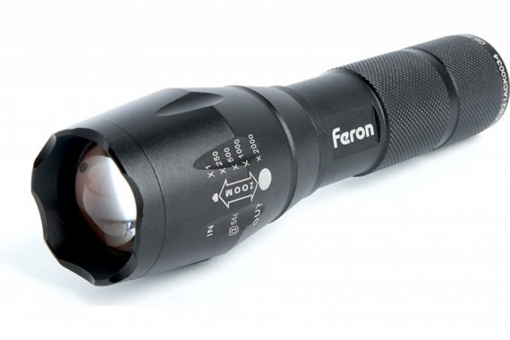 Фотография товара 'Feron Фонарь светодиодный переносной аккумуляторный USB ZOOM, TH2400 41682'
