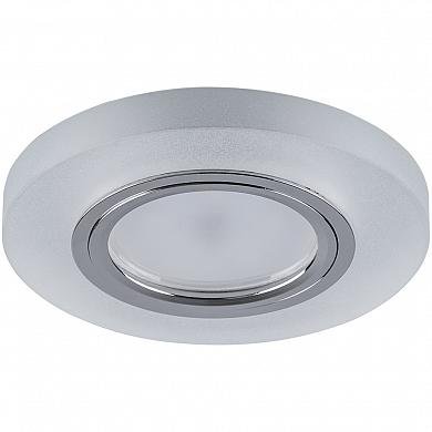 Фотография товара 'Feron CD8060 Светильник встраиваемый с LED подсветкой потолочный MR16 G5.3 матовый 32570'