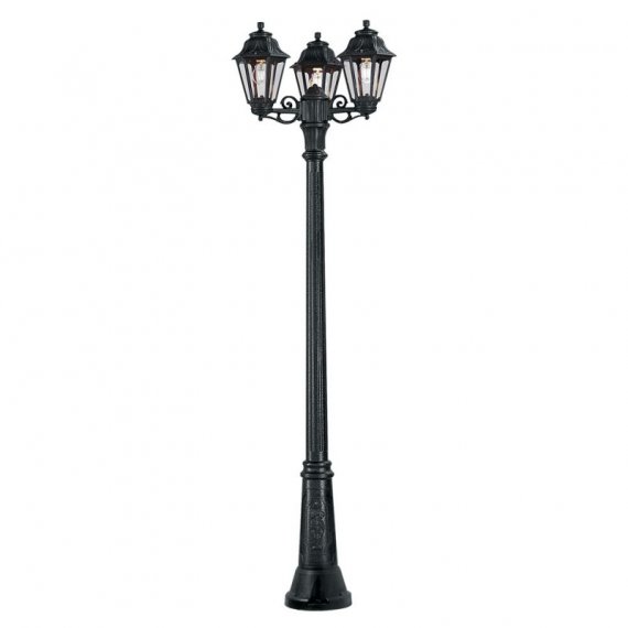 Фотография товара 'Feron Светильник стационарный для наружного освещения, 3*6W 230V E27 черный'