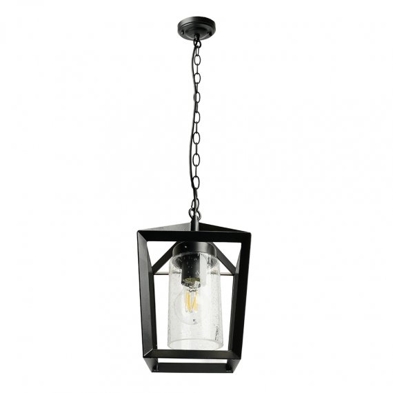 Фотография товара 'Feron Светильник садово-парковый, серии «Лозанна», (НБУ) E27, 220-240V, IP44, цвет черный, цилиндр, на цепочке, 51837'