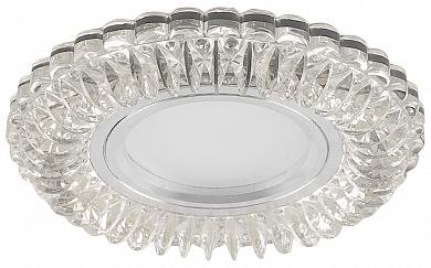 Фотография товара 'Feron CD904 Светильник встраиваемый с LED подсветкой потолочный MR16 G5.3 прозрачный 32542'
