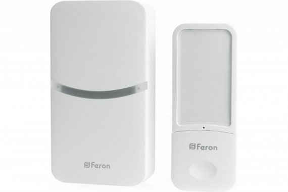 Фотография товара 'Feron Звонок электрический дверной, 230V (18 мелодий) белый, DB-100 41437'
