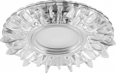 Фотография товара 'Feron CD911 Светильник встраиваемый с LED подсветкой потолочный MR16 G5.3 28894'