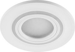 Фотография товара 'Feron CD600 Светильник потолочный встраиваемый , под лампу с LED подсветкой 4000K, MR16 G5.3 29711'