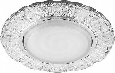 Фотография товара 'Feron CD4023 Светильник встраиваемый с LED подсветкой потолочный GX53 без лампы 29476'