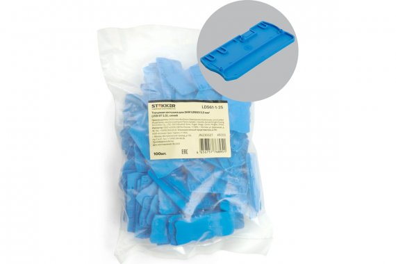 Фотография товара 'Feron 49203 LD561-1-25 Торцевая заглушка для ЗНИ LD553 2,5 мм? (JXB ST 2,5)'