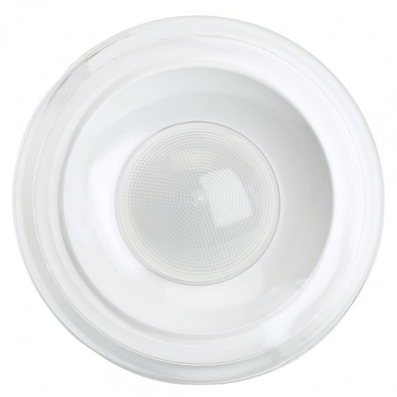 Фотография товара 'Feron Светильник потолочный встраиваемый (ИВО) , под лампу MR16 G5.3, прозрачный белый, круг, 120*120*35 мм, 51151'