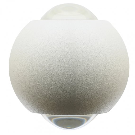 Фотография товара 'Feron Светильник накладной, (-) , 2*1W, (3000K), 175-265V, 170Lm, IP54, цвет белый, корпус алюминий, рассеиватель стекло, 51129'