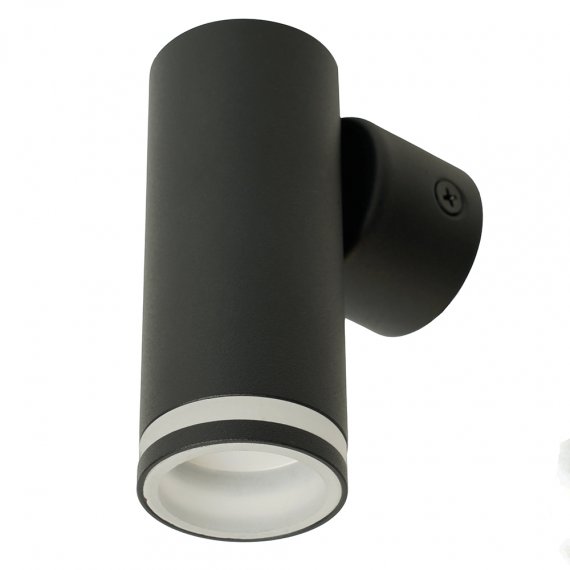 Фотография товара 'Feron Светильник накладной под лампу, (-) , GU10 35W, 230V, IP20, цвет черный, корпус алюминий, акрил, 51375'