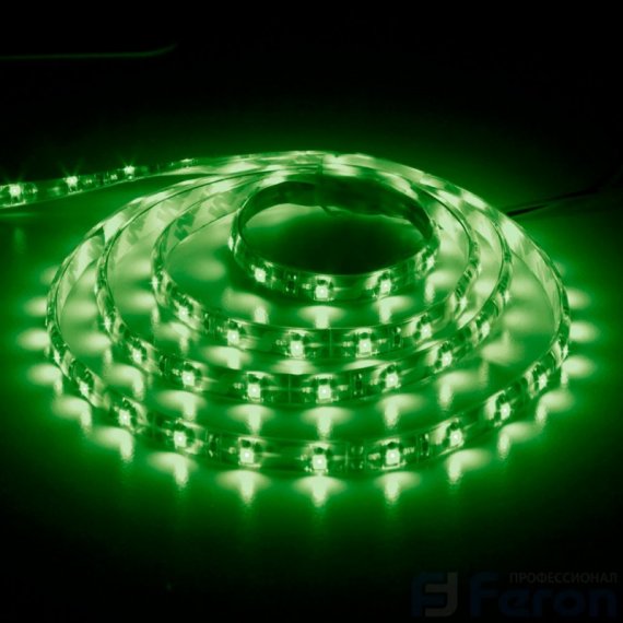 Фотография товара 'Feron LS604 Лента светодиодная, 60SMD(3528)/m 4.8W/m 12V IP65 5m , 27675'